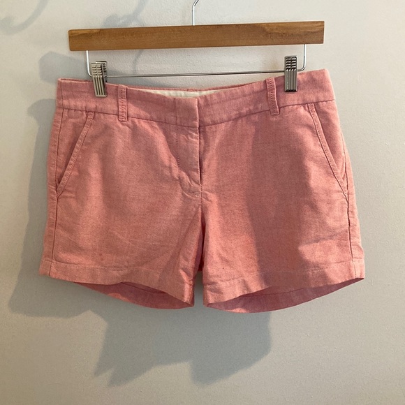 2/$30 🩷 J Crew shorts 🩷 size 4 🩷 pink 🩷 chino - Picture 1 of 8